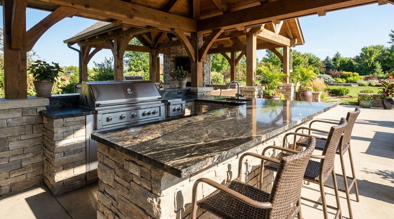 Best Outdoor Kitchen Countertops for East Tennessee