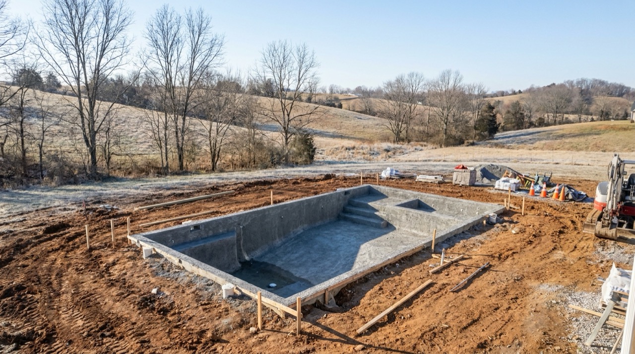 Can You Build a Pool in Winter in East Tennessee?