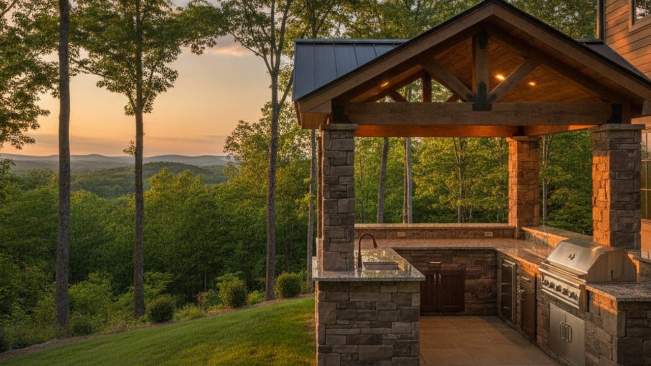 Do You Need a Roof Over Your Outdoor Kitchen in East Tennessee?