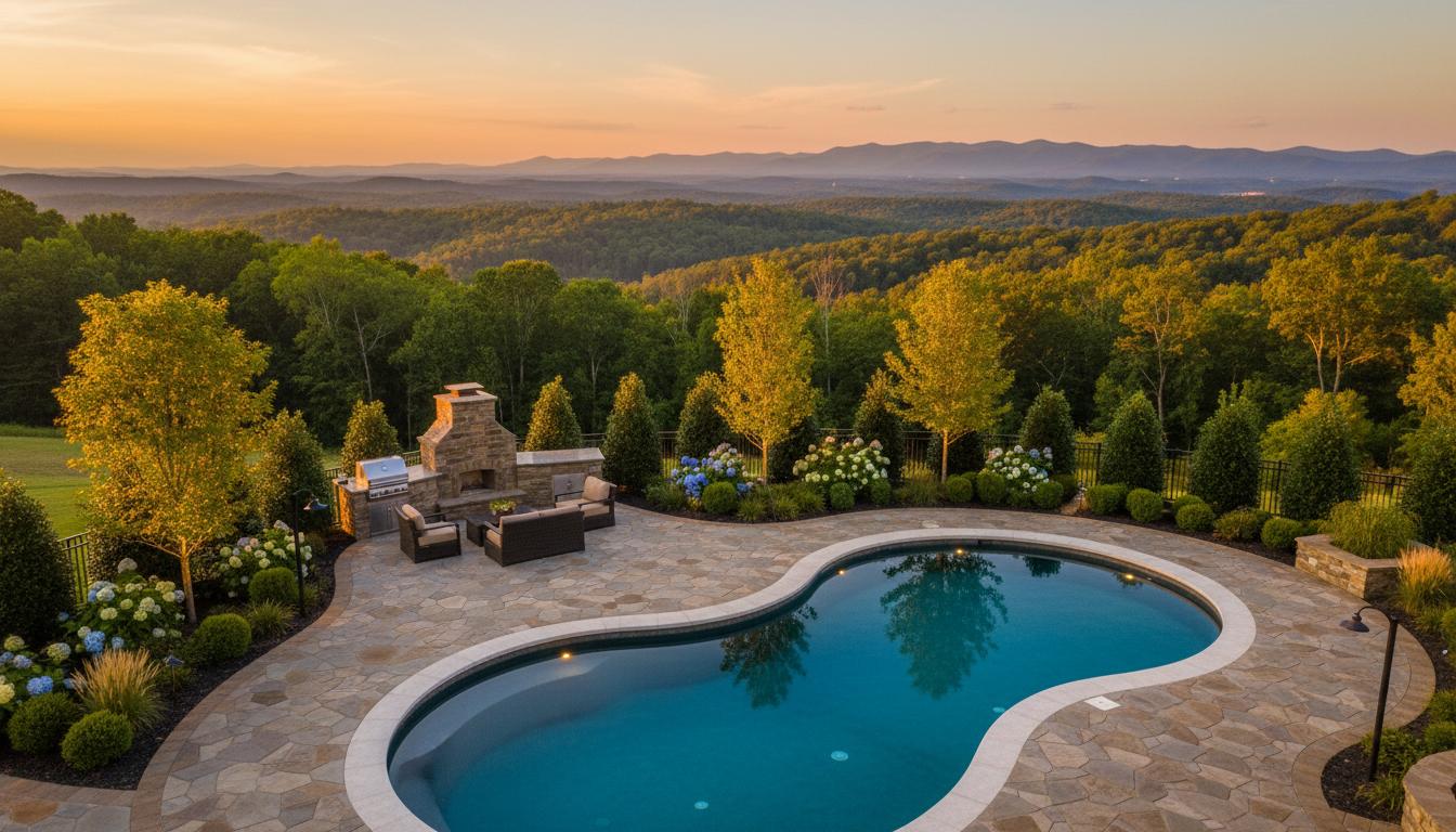 Custom in-ground pool construction in Knoxville and East Tennessee by Morales Outdoor Living