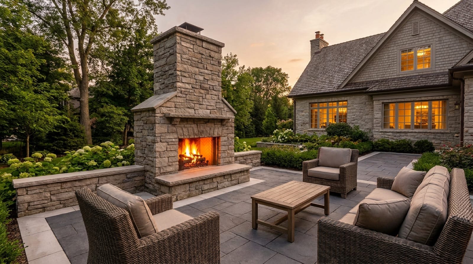 Outdoor Fireplace