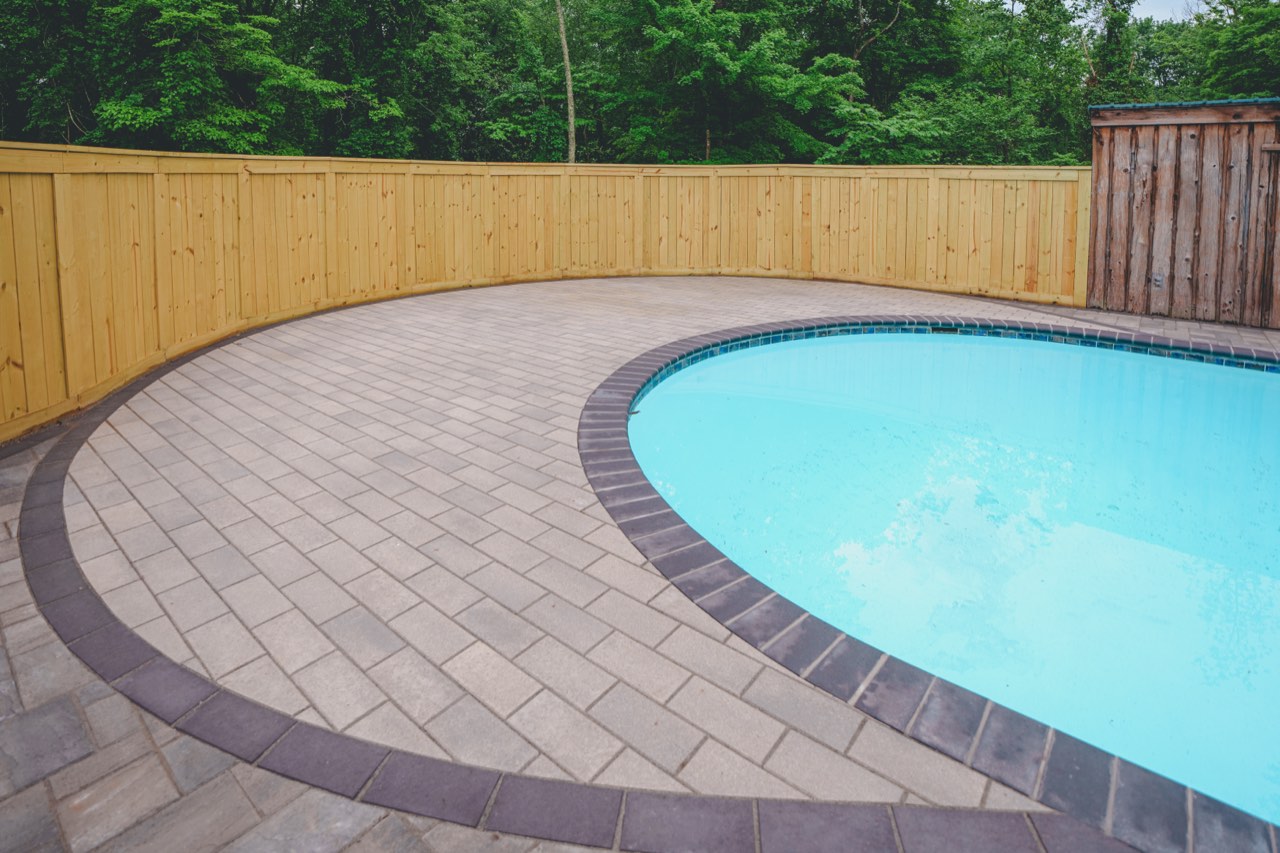 Small Yard, Big Dreams, Pool Deck, Pavers & Fence in Knoxville, TN - photo 1