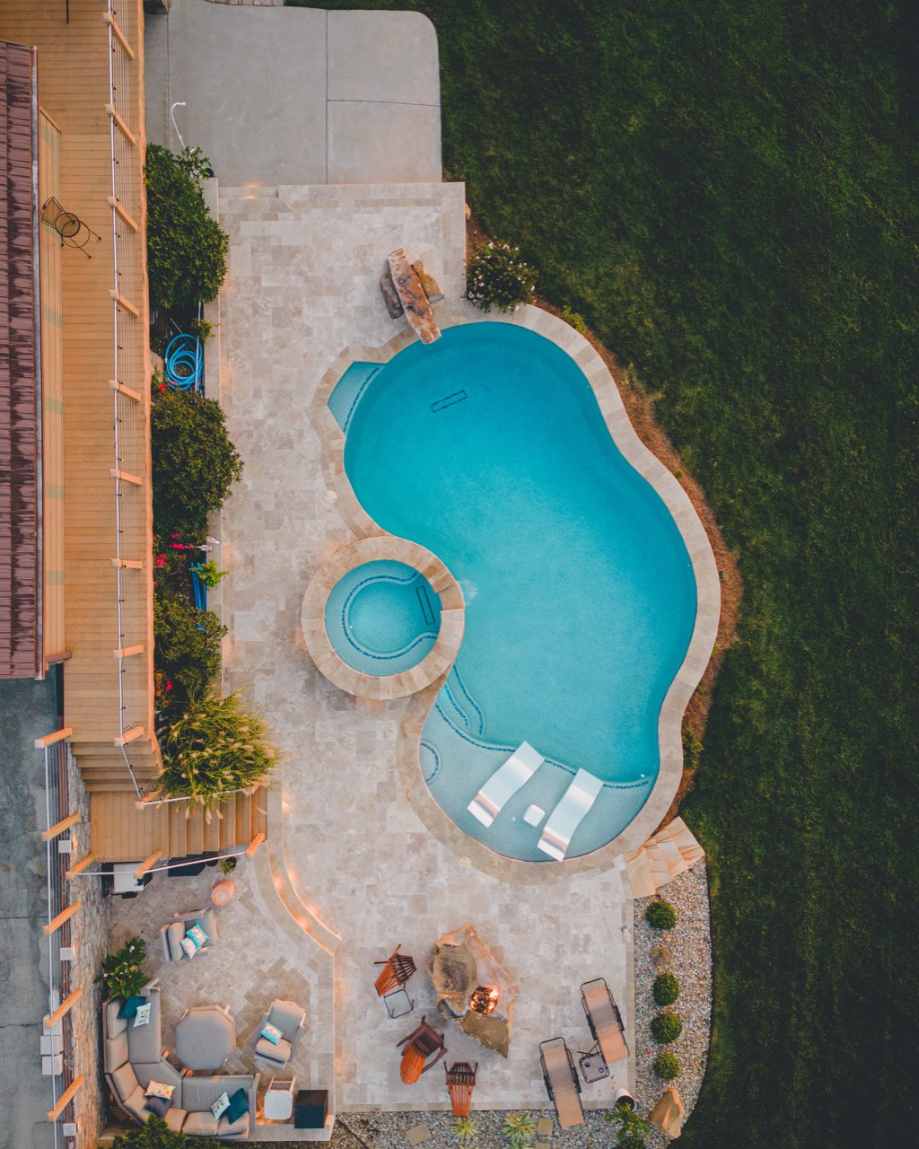 The Jumping Rock, Hardscape on a New Pool in East Tennessee - photo 2
