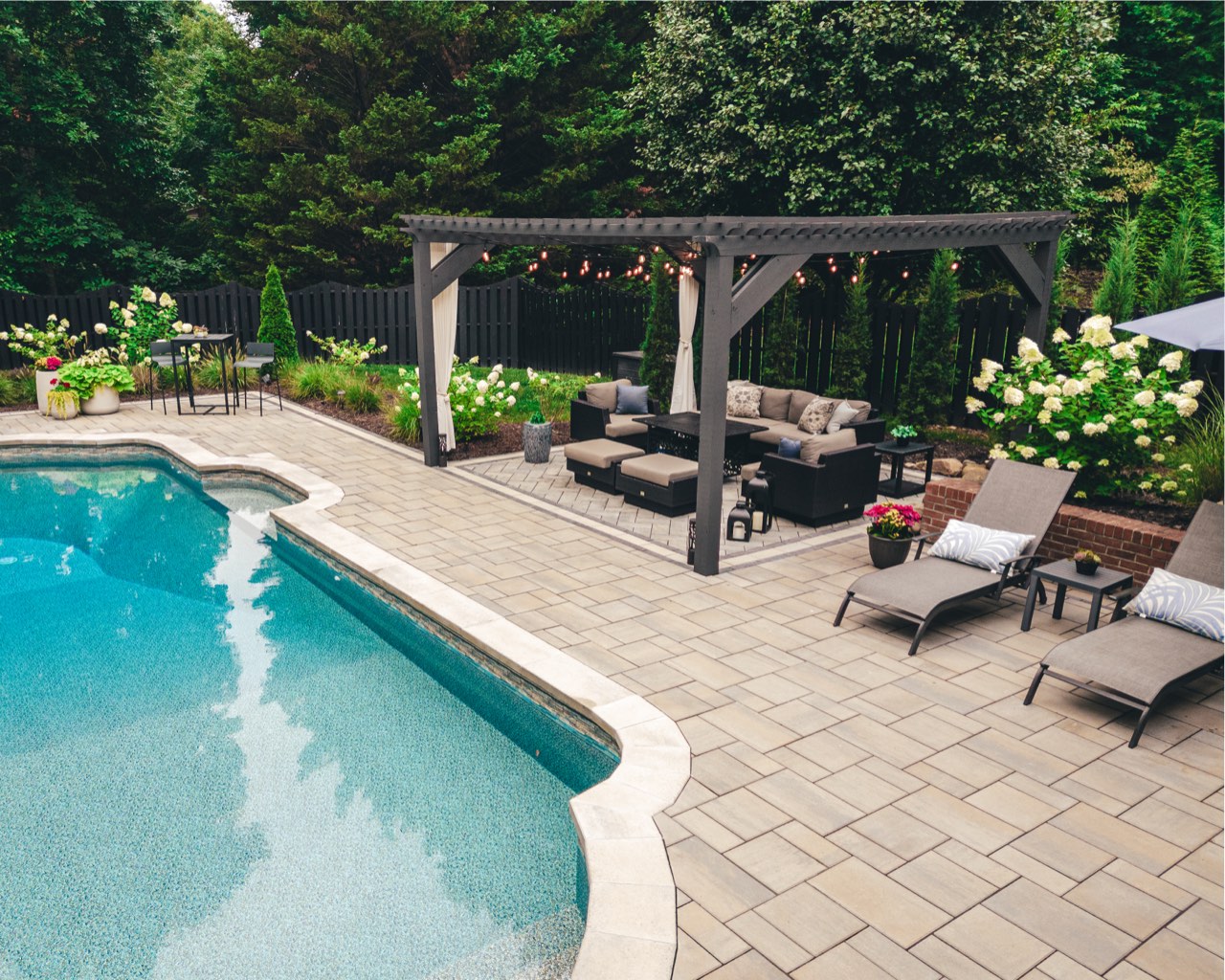 Two Builds, One Yard, Pavers, Pergola & Composite Deck in East Tennessee - photo 2